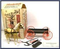 Buckboard & Thunderbolt (Wheeled) from Best of the West - Johnny West - Accessories manufactured by Marx [Loose]