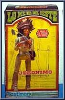 Geronimo - Jeronimo (Bright Green) from Best of the West - Int'l Mexico Variations manufactured by Marx [Front]