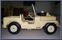 Jeep Ranchero (with Blue johnny) from Best of the West - Int'l Mexico Variations manufactured by Marx [Loose]