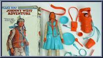 Princess Wildflower from Best of the West - Johnny West Adventure manufactured by Marx [Loose]