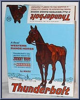 Thunderbolt (Bay) from Best of the West - Johnny West - Accessories manufactured by Marx [Front]