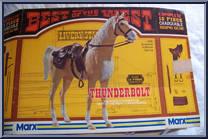 Thunderbolt (Golden Palomino) from Best of the West - Int'l Canada Variations manufactured by Marx [Front]