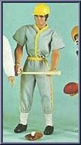 Baseball - Big League (Grey, Yellow) Action Figure