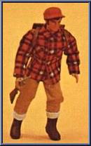 Camper (Plaid, Rifle, White cuffs) Action Figure