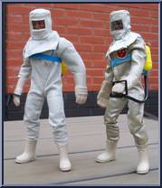 Firefighter (Silver) (Yellow, Blue Gear) Action Figure