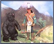 Indian Apache Set (Bear) Action Figure