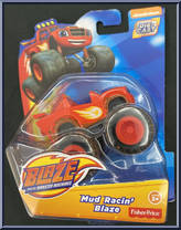 Mud Racin' Blaze from Blaze and the Monster Machines - Die-Cast manufactured by Fisher-Price [Front]