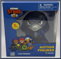 Crow (Daggers) from Brawl Stars - Line Friends - 4" Scale manufactured by PMI Trading [Front]