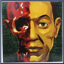 Gustavo Fring (Burned Face) from Breaking Bad - Exclusives manufactured by Mezco [Front]