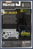 Foot Soldier (Comics Shadow) from Bst Axn - Teenage Mutant Ninja Turtles manufactured by Loyal Subjects [Back]