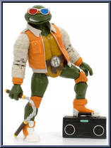 Michelangelo (Letterman) (Street Style) from Bst Axn - Teenage Mutant Ninja Turtles manufactured by Loyal Subjects [Loose]