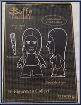 Faith from Buffy the Vampire Slayer - Blind Boxed manufactured by Titan Merchandise [Back]