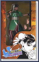 Chun-Li (Green) from Capcom Queens - Boxed Figures manufactured by Moby Dick [Front]
