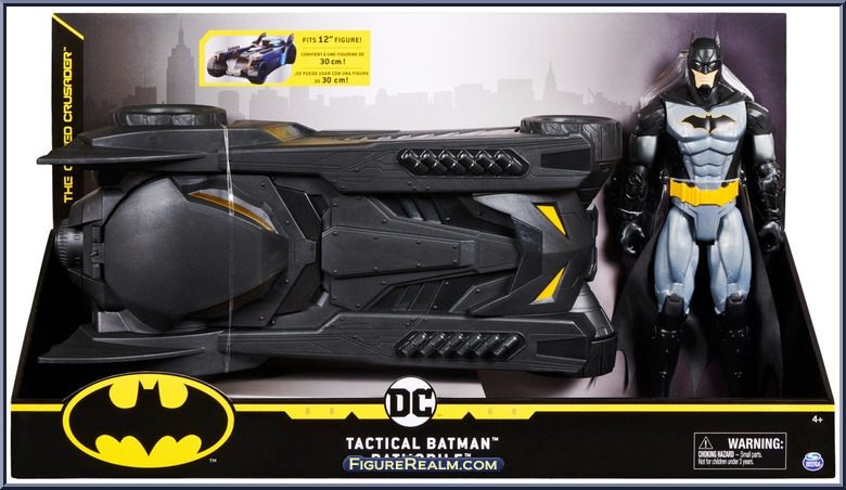 Tactical Batman + Batmobile - Caped Crusader - 12" Scale - Spinmaster ...