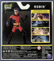 Robin (Black Boots) from Caped Crusader - Basic Series manufactured by Spinmaster [Back]