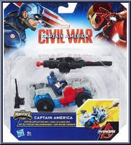 Captain America (with Blast Action 4x4) Action Figure