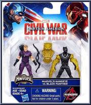 Hawkeye vs. Black Panther from Captain America - Civil War - 2-Pack manufactured by Hasbro [Front]