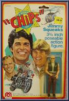 Jimmy Squeaks from CHiPs - Basic Series manufactured by Mego [Front]