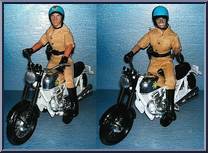 Motorcycle from CHiPs - Vehicles manufactured by Mego [Loose]