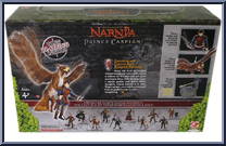 Castle Raid Gryphon and Edmund Pevensie from Chronicles of Narnia - Prince Caspian - Beast Riders manufactured by Jakks Pacific [Back]
