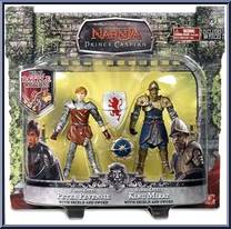 Final Duel Peter Pevensie & Final Duel King Miraz from Chronicles of Narnia - Prince Caspian - Deluxe 2-Packs manufactured by Jakks Pacific [Front]