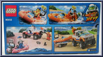 4x4 & Diving Boat from City - Box Sets manufactured by Lego [Back]