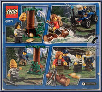 Mountain Fugitives from City - Box Sets manufactured by Lego [Back]