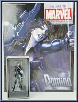 Domino from Classic Marvel Figurine Collection - Basic Series manufactured by Eaglemoss [Front]