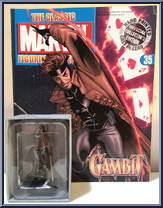 Gambit from Classic Marvel Figurine Collection - Basic Series manufactured by Eaglemoss [Front]