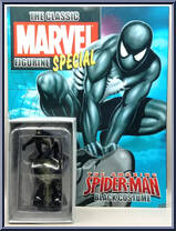 Spider-Man (Black Costume) from Classic Marvel Figurine Collection - Special manufactured by Eaglemoss [Front]