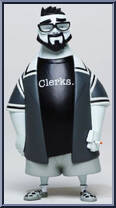 Color-Challenged Kev (Black and White) Action Figure