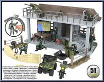 Battle Command Post from Click N' Play - Playsets manufactured by Click N' Play [Loose]