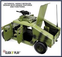 Humvee (Green) from Click N' Play - Playsets manufactured by Click N' Play [Loose]