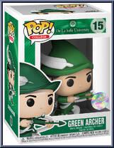 Green Archer (De La Salle University) from College - Pop! Vinyl Figures manufactured by Funko [Front]