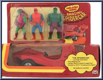 Spidercar from Comic Action Heroes - Accessories manufactured by Mego [Front]