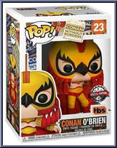 Conan O'Brien (Luchador) from Conan O'Brien - Pop! Vinyl Figures manufactured by Funko [Front]