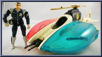 Air Raid (with Bullseye) from C.O.P.S. N Crooks - Vehicles manufactured by Hasbro [Loose]