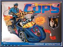 Highway Interceptor (with Roadblock) from C.O.P.S. N Crooks - Vehicles manufactured by Hasbro [Front]