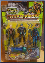 3-Man Recon (Sea Squad) from Corps! - Basic Series manufactured by Lanard Toys [Front]