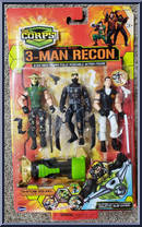 3-Man Recon (Shinobi Squad) from Corps! - Basic Series manufactured by Lanard Toys [Front]