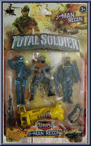 3-Man Recon #1 from Corps! - Total Soldier manufactured by Lanard Toys [Front]