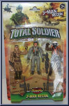 3-Man Recon #2 from Corps! - Total Soldier manufactured by Lanard Toys [Front]