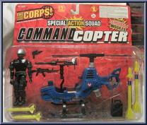 Command Copter (Special Action Squad) from Corps! - Action Squad manufactured by Lanard Toys [Front]