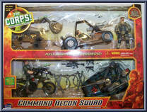 Command Recon Squad #2 from Corps! - Basic Series manufactured by Lanard Toys [Front]