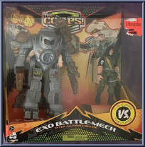 Exo Battle-Mech (Gray) Action Figure