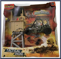 Tactical Squad (Buggy and Tower) from Corps! - Total Soldier manufactured by Lanard Toys [Front]