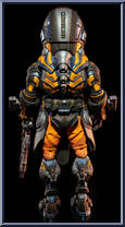 Olek Thygar (Hvalkatar) from Cosmic Legions - Basic Series manufactured by Four Horsemen [Loose]