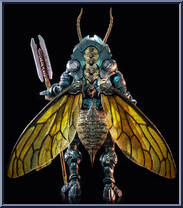 Sphexxian Prison Guard from Cosmic Legions - Basic Series manufactured by Four Horsemen [Loose]