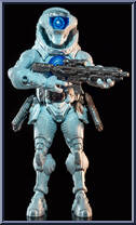 T.U.5.C.C. Science Officer from Cosmic Legions - Basic Series manufactured by Four Horsemen [Loose]