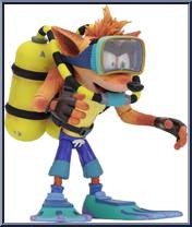 Crash Bandicoot (Scuba Gear) from Crash Bandicoot - Basic Series manufactured by Neca [Loose]